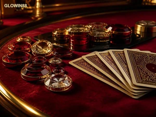 Tampilan meja Poker glowin88